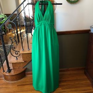 Vintage 70s Halter Maxi Dress